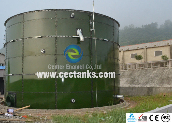 Emergency porcelain enamel glass lined tank , water holding tanks