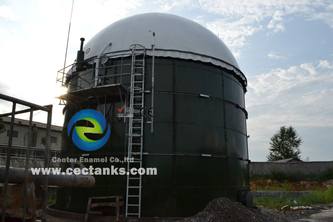 Glass Fused To Steel ( GFS ) Bolted Chemical Storage Tanks with 30