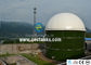 Enamel Biogas Septic Tank / Storage Tank With Double Membrane Roof 6.0Mohs