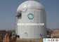 Enamel Biogas Septic Tank / Storage Tank With Double Membrane Roof 6.0Mohs