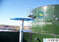Enamel glass paint steel bolted steel water storage tanks , biogas septic tank