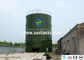 GRP Roof Grain Storage Silos For Farm Dry Bulk & Liquid Solution With Flat Bottom