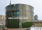 Large Leachate Chemical Storage Tanks Glass Fused To Steel Durable