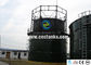 1000m3 GFS Glass Fused Steel Tanks With Aluminum Deck Roof For Raw Water Storage