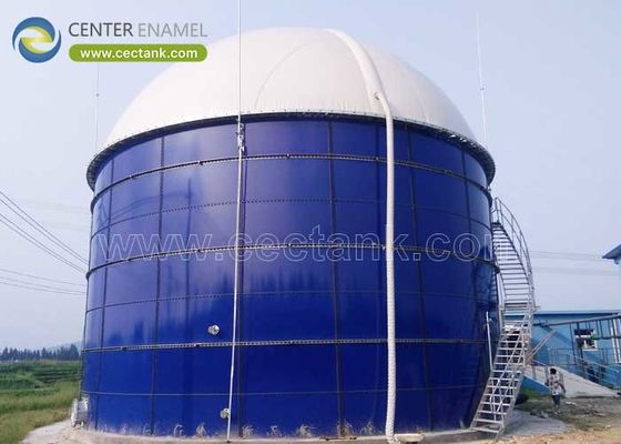 Engineers Available to Service Machinery Overseas: Glass-Lined Water Storage Tanks for Biogas Plants
