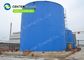 Chemical Resistant Glass Lined Steel Sludge Digestion Tanks , Commercial Water Storage Tanks