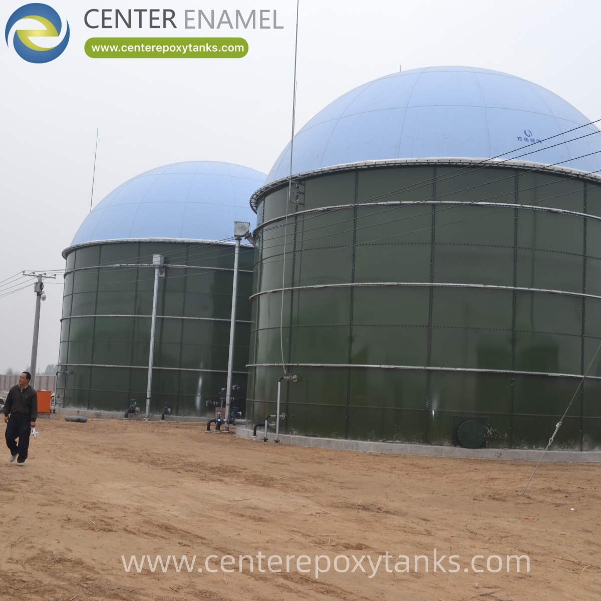 Double Membrane Biogas Holder for Mini Biogas Digester Tanks: Provides ...