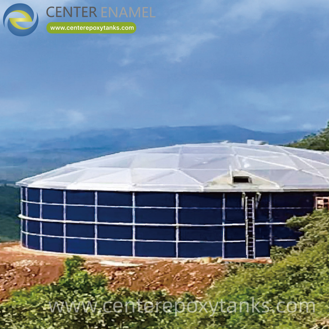 Aluminum Geodesic Dome for Waste Holding Tank: Helps Contain Odors and ...