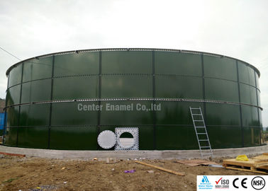 Customized 30000 gallon glass fused to steel water tanks fabricated