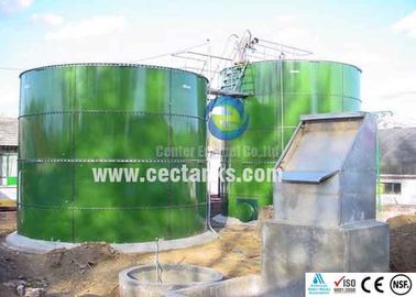 0.25 mm ~ 0.40 mm Coated Porcelain Enamel Glass Lined Tank , Potable Water Storage Tanks Steel