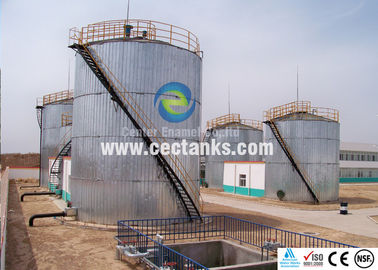 Industrial Glass Coated Steel Tanks Bolted Steel Waste Water Storage Tanks