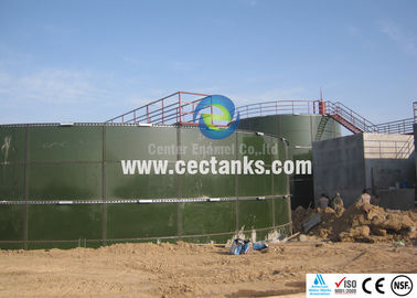 Enameled porcelain sludge digestion tank , commercial water storage tanks