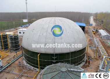 Double PVC Membrane Biogas Storage Tank Fast Installed ISO 9001:2008