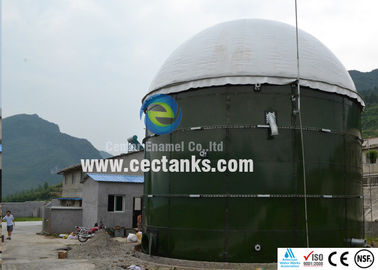Anaerobic Digestion Biogas Storage Tanks with Dual Membrane Gas Holder
