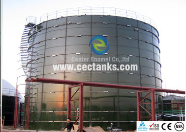 Glass Fused To Steel Anaerobic Digestion Tanks With Double Membrane Roof