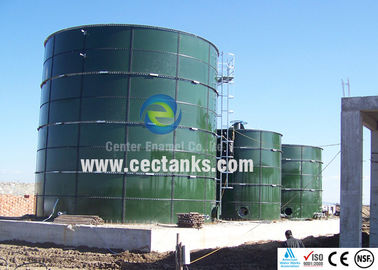 Glass Fused Steel Tanks , Welded Steel Tanks For Water Storage