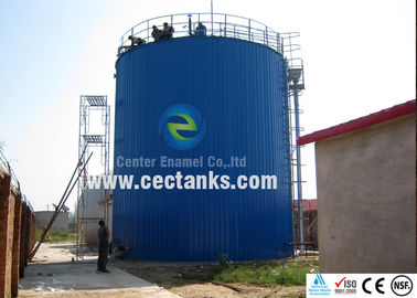 Enameled Porcelain Steel Grain Storage Silos Anti - Corrosion For Agriculture