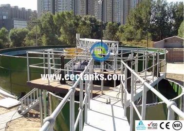 Glass lined bolted chemical holding tanks , anaerobic waste water treatment 