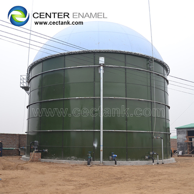 Glass Fused Steel Industrial Water Tanks 18000m3 Chemical Resistance