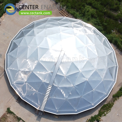 Lightweight and corrosion-resistant aluminum geodesic dome roofs
