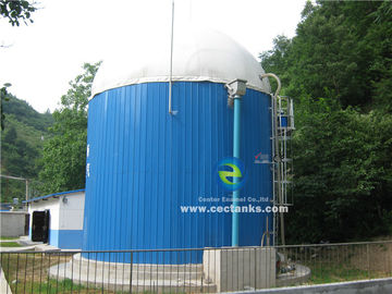Center Enamel Portable Assembly Biogas Anaerobic Digester Tank for Sewage Water Disposal ISO