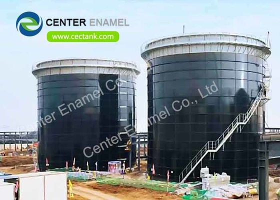 Glass Fused Steel Storage Tanks For Food Wastewater Treatment Project