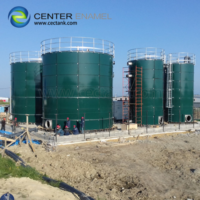 Bolted Steel Agricultural Water Storage Tanks 500KN /mm