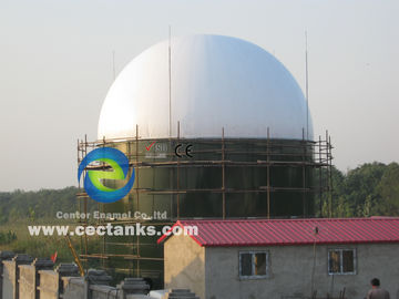 Organic / Non - Organic Leachate Storage Tanks , Chemical Resistant Bolted Steel Tanks