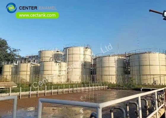 Custom Epoxy Coated Steel Effluent Treatment Tanks gas impermeable