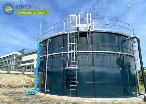 0.25mm Coating thickness Glass Fused Steel Tanks AWWA D103