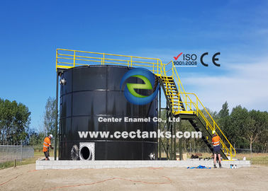 Large Above Ground Waste Water Sludge Storage Tank With Vitreous Enameled Steel Plates