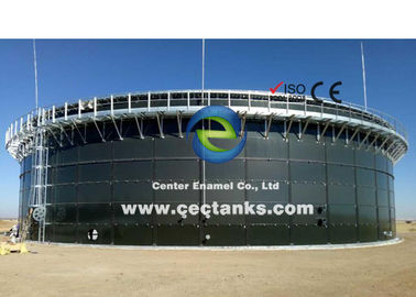 Factory Coated Bolted Steel Biogas Storage Tank Maximum 10000M³ Customized Color