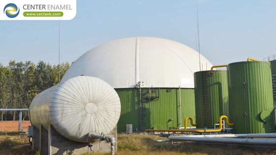 Porcelain Enamel Paint Anaerobic Digester Tank For Renewable Energy Process