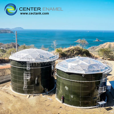 Center Enamel can Provide Aluminum Dome Roofs for Madagascar Crude Oil Storage Tanks