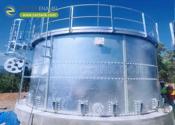 Galvanized Steel Tanks For Clean Water Storage In Industrial Workshops