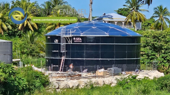 Epoxy Coated Steel Bolted Tanks for Wastewater Treatment: Modular System Components