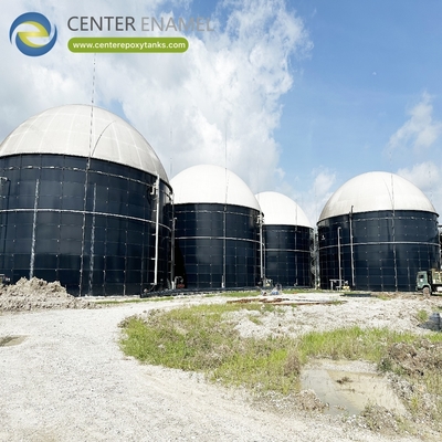 Double Membrane Roofs for Wastewater Treatment Plants: Covers wastewater to capture and hold biogas.