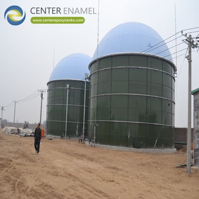 Double Membrane Roofs for Compressed Biogas Plants: Holds biogas before purification and compression.