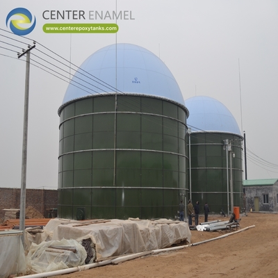Double Membrane Roofs for Slaughterhouse Waste: Captures biogas from animal waste.