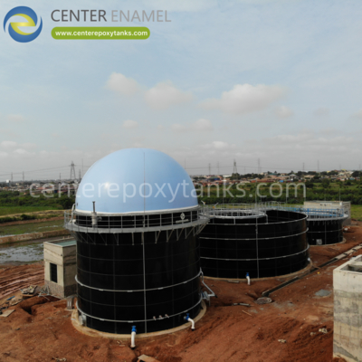Double Membrane Roofs for Fermentation Tanks: Collects gases from organic fermentation.