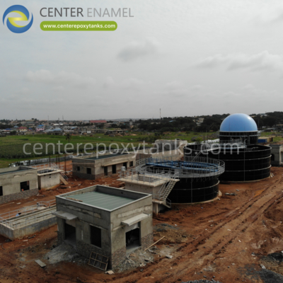 Double Membrane Roofs for Gas Holder Biogas Storage Tanks: Maximizes biogas storage capacity.