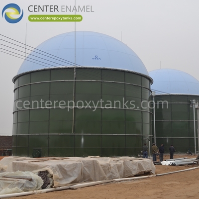 Double Membrane Roofs for Fermentation Containers: Seal the tank and hold biogas.