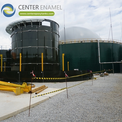Biogas Tank for Dairy Farm Plants: The main container for biogas digestion.