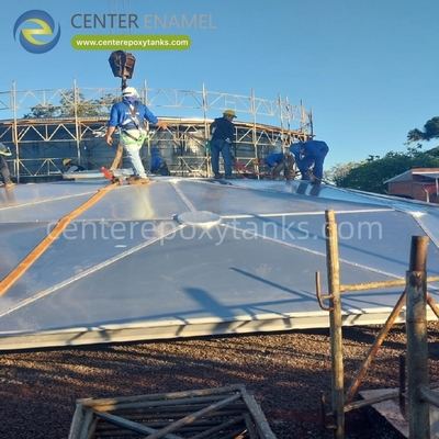 Aluminum Geodesic Dome Roof for Effluent Holding Tanks: A Durable Cover for Wastewater