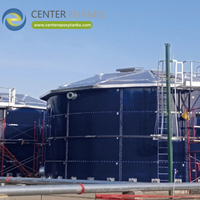 Aluminum Dome Roof for Large Farm Water Tanks: Protects water from environmental contamination