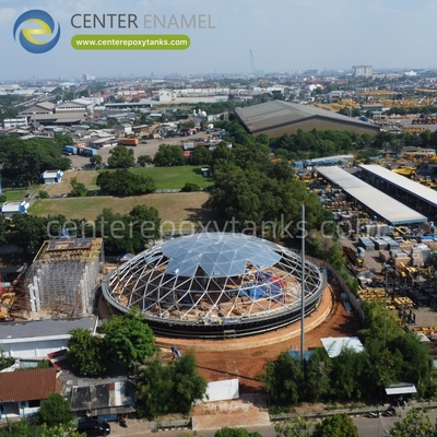 Aluminum Dome Roof for Seawater Desalination Tanks: Built to withstand harsh, salty environments