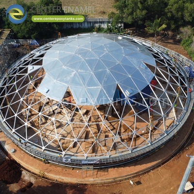Aluminum Dome Roof for Effluent Treatment Tanks: Contains corrosive vapors from the treatment process