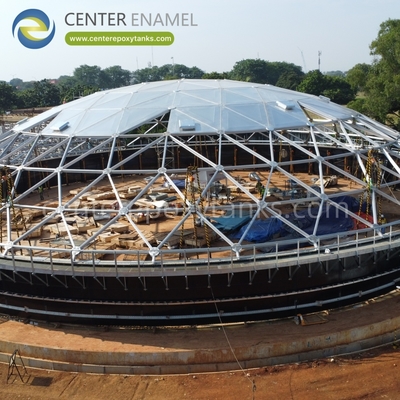 Aluminum Dome Roof for Holding Tanks: A reliable cover for temporary containment
