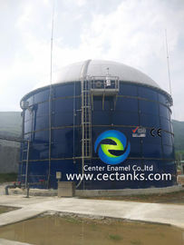 Enamel Steel Coated Bolted Storage Tanks For Biogas Reactor 18,000 M³ Capacity