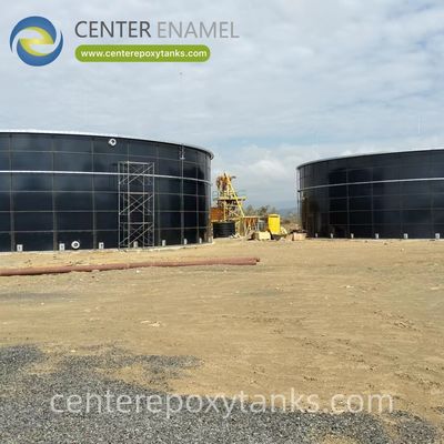 Epoxy Coated Steel Tank for Municipal Sludge Treatment- Built to resist the corrosive demands of sludge processing.